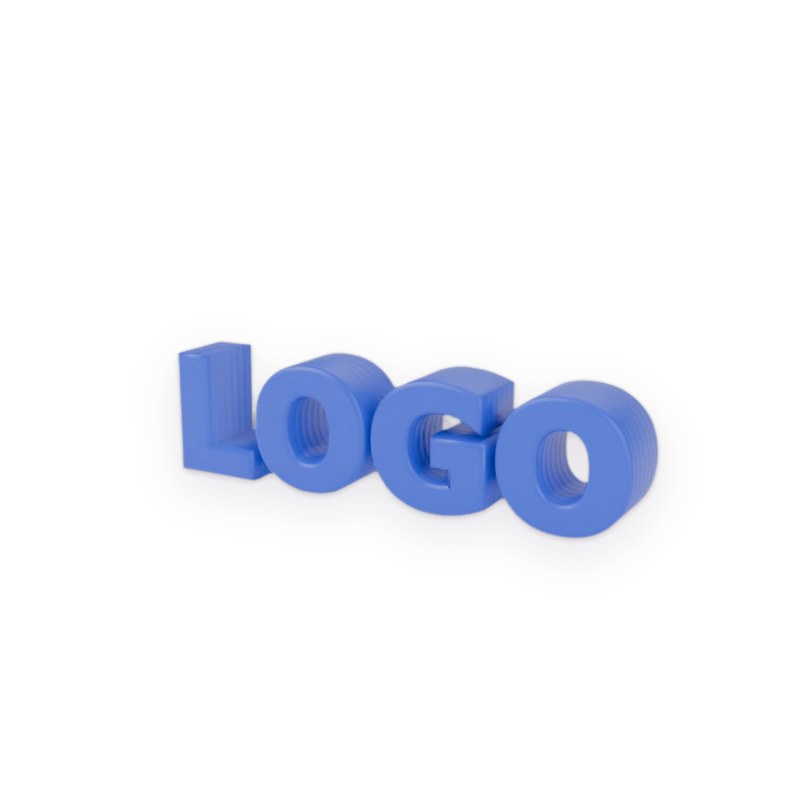 Display de balcão com logo impresso em 3D