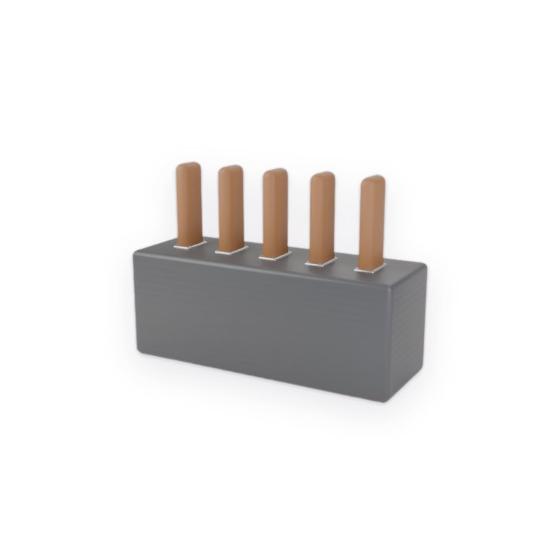 Suporte para facas de churrasco impresso em 3D